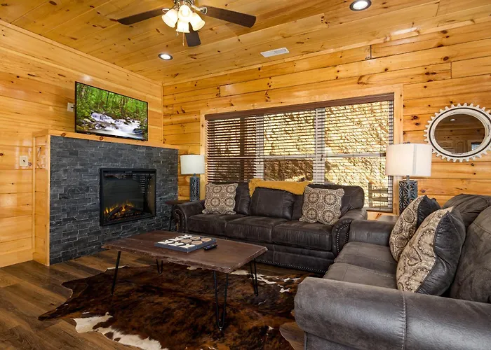 5Bd5B Escape Cabin With 2 Hottubs, Thtr &Game Rm,1Mi To The Parkway! 4Mi To Dollywood - Spring Deal